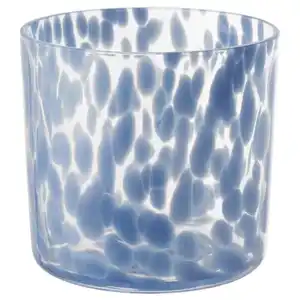 ULLSYREN Übertopf, Punkte blau 12 cm