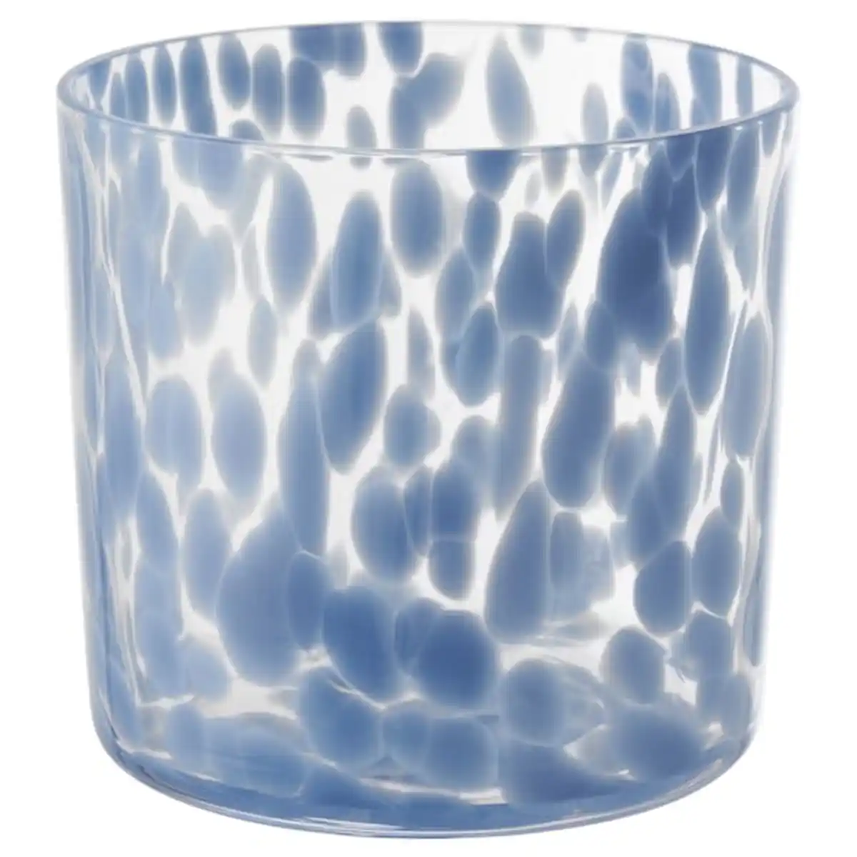 Bild 1 von ULLSYREN Übertopf, Punkte blau 12 cm