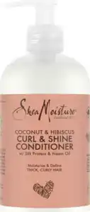 Shea Moisture Coconut & Hibiscus Curl & Shine Conditioner, 384 ml