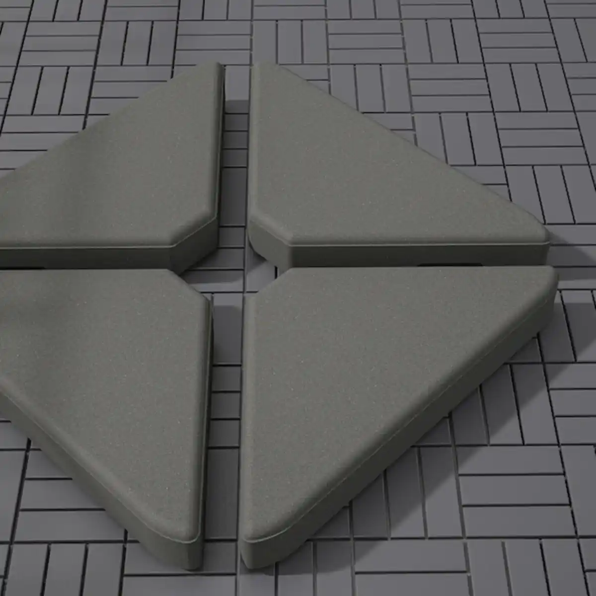 Bild 2 von HJÄLTÖN Sonnenschirmfuß, grau