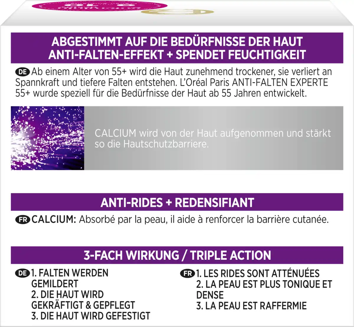 Bild 3 von L’Oréal Paris Gesichtscreme Anti-Falten Experte 55+ Tagespflege, 50 ml