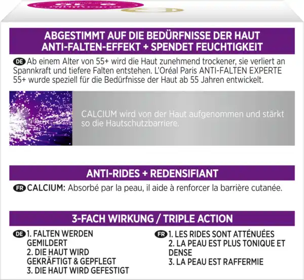 Bild 3 von L’Oréal Paris Gesichtscreme Anti-Falten Experte 55+ Tagespflege, 50 ml