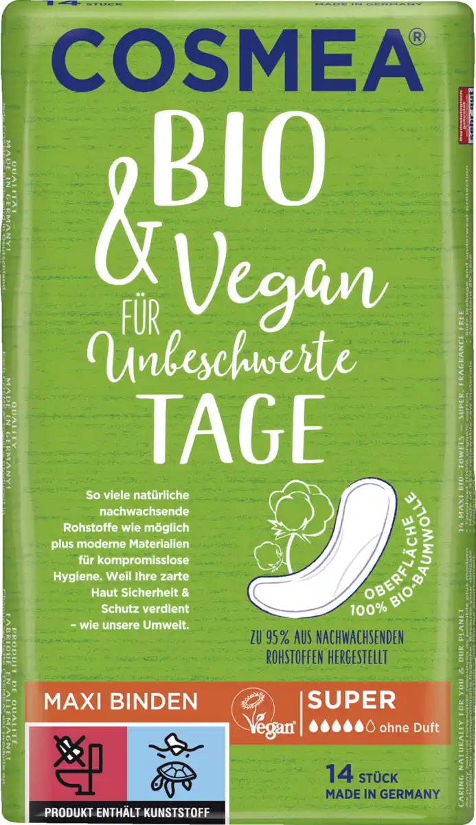 Bild 1 von Cosmea Maxi Binden Bio Comfort super