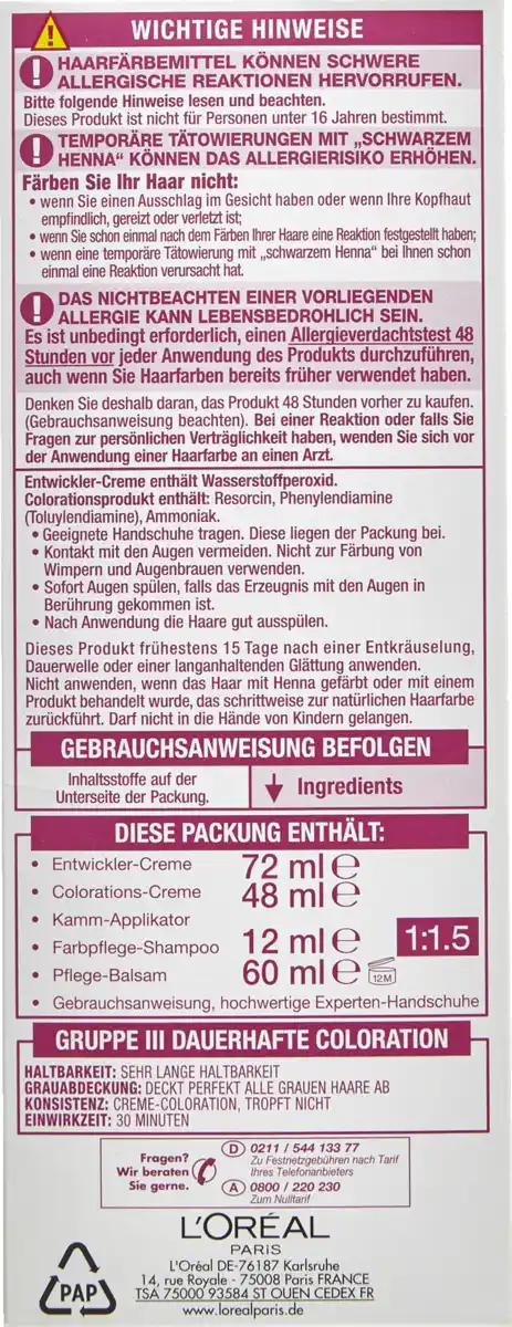 Bild 3 von L’Oréal Paris Excellence Crème Coloration 4 Mittelbraun