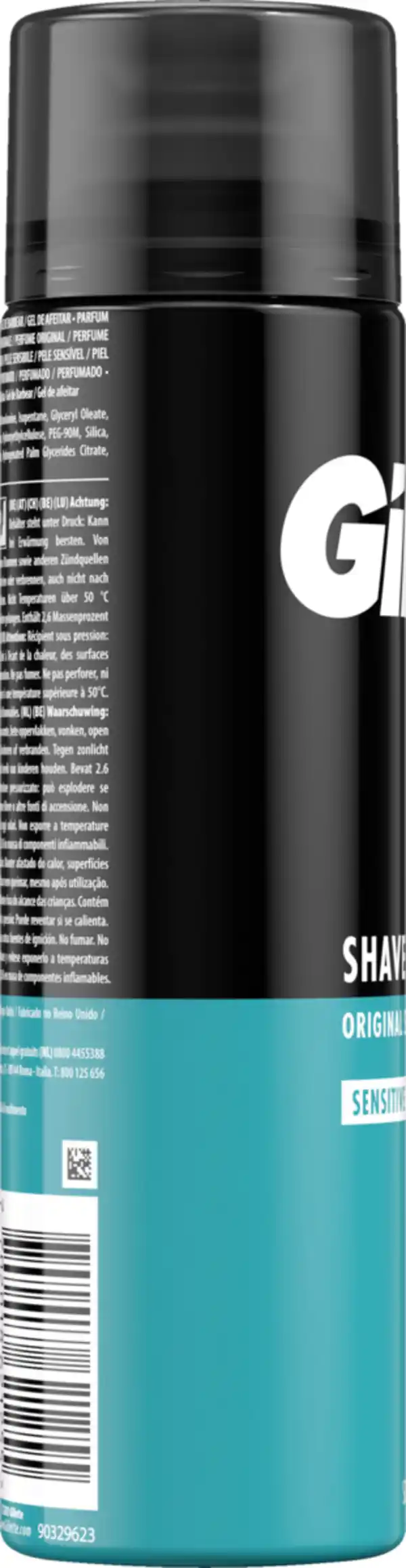 Bild 3 von Gillette Rasiergel Sensitive, 200 ml