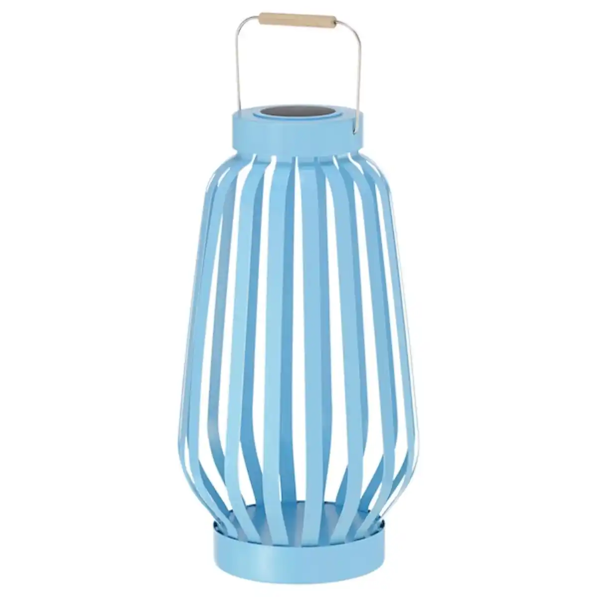 Bild 1 von SOLVINDEN Solarstandleuchte. LED, blau/Streifen 42 cm