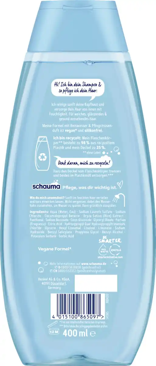 Bild 2 von Schauma Shampoo Feuchtigkeit & Glanz, 400 ml