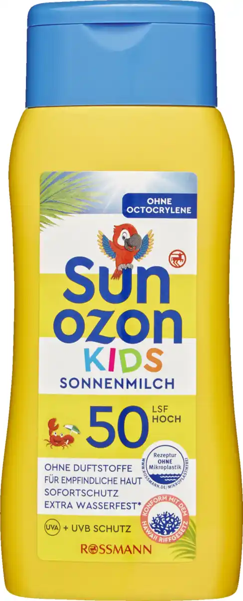 Bild 1 von sunozon Kids Sonnenmilch LSF 50, 200 ml
