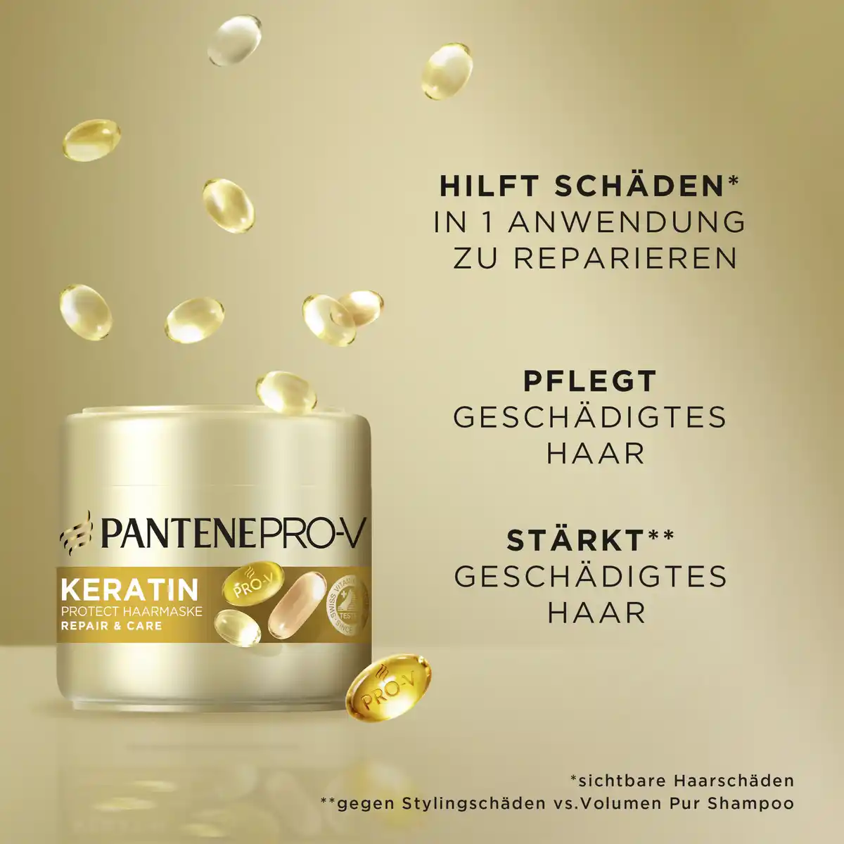 Bild 3 von Pantene Pro-V Haarkur Balsam Repair & Care Keratin Reconstruct, 300 ml