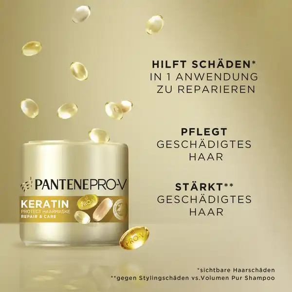 Bild 3 von Pantene Pro-V Haarkur Balsam Repair & Care Keratin Reconstruct, 300 ml