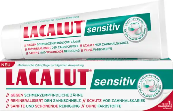 Bild 3 von LACALUT sensitiv medizinische Zahncreme, 75 ml