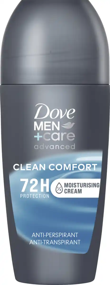 Bild 1 von Dove Men+Care Clean Comfort Roll-on Anti-Transpirant, 50 ml