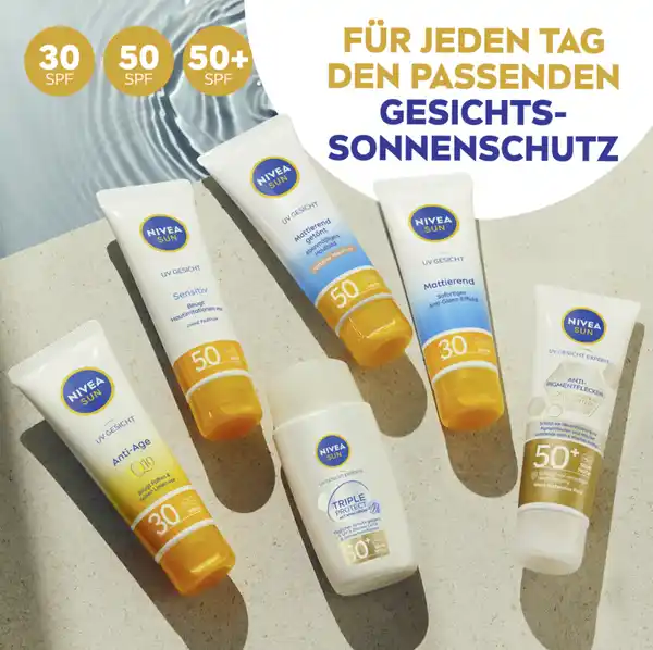 Bild 4 von NIVEA SUN UV Gesicht getönter Sonnenschutz Mittlerer Hauttyp LSF 50, 50 ml