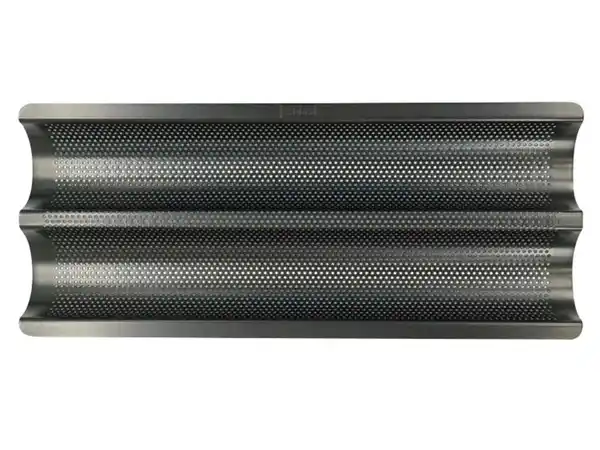 Bild 4 von zenker 6er Brötchenblech / 2er Baguettblech / 4er Mini-Baguetteblech, perforiert