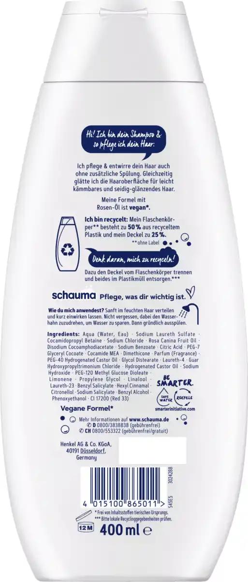 Bild 2 von Schauma Shampoo Seiden-Kamm, 400 ml