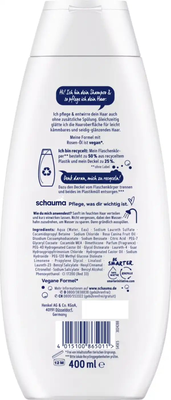 Bild 2 von Schauma Shampoo Seiden-Kamm, 400 ml