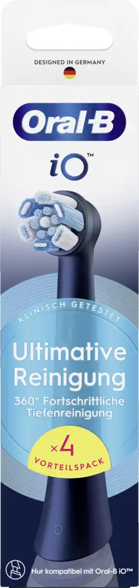 Bild 1 von Oral-B 4er Set Aufsteckbürsten iO Ultimative Reinigung schwarz