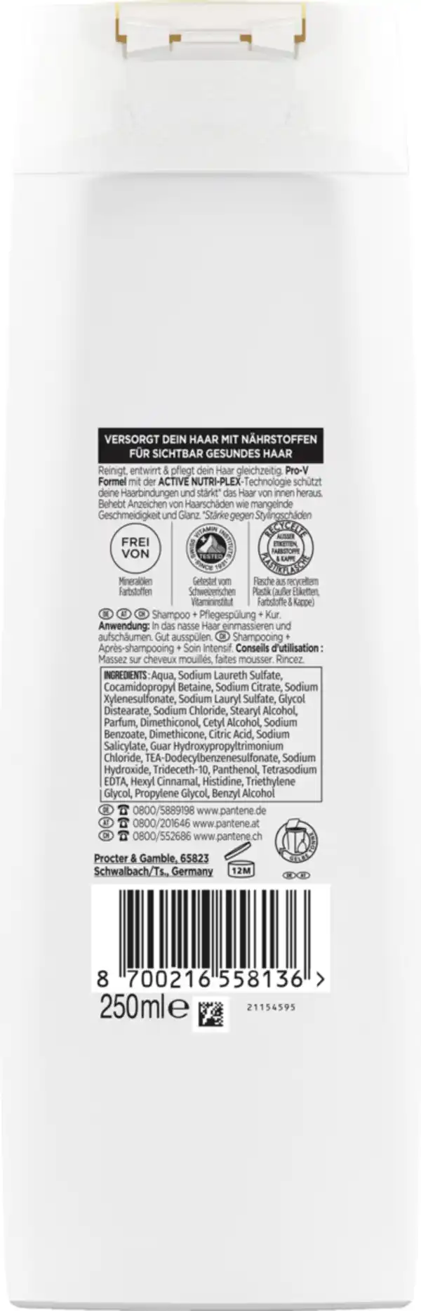 Bild 2 von Pantene Pro-V Haarshampoo 3in1 Repair Care, 250 ml