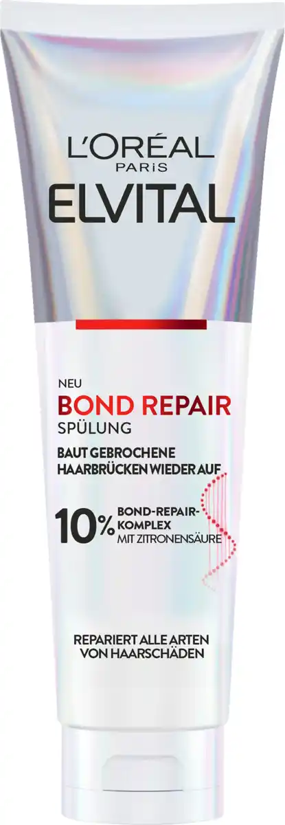 Bild 1 von L’Oréal Paris Elvital Spülung Bond Repair Anti-Haarschäden, 150 ml
