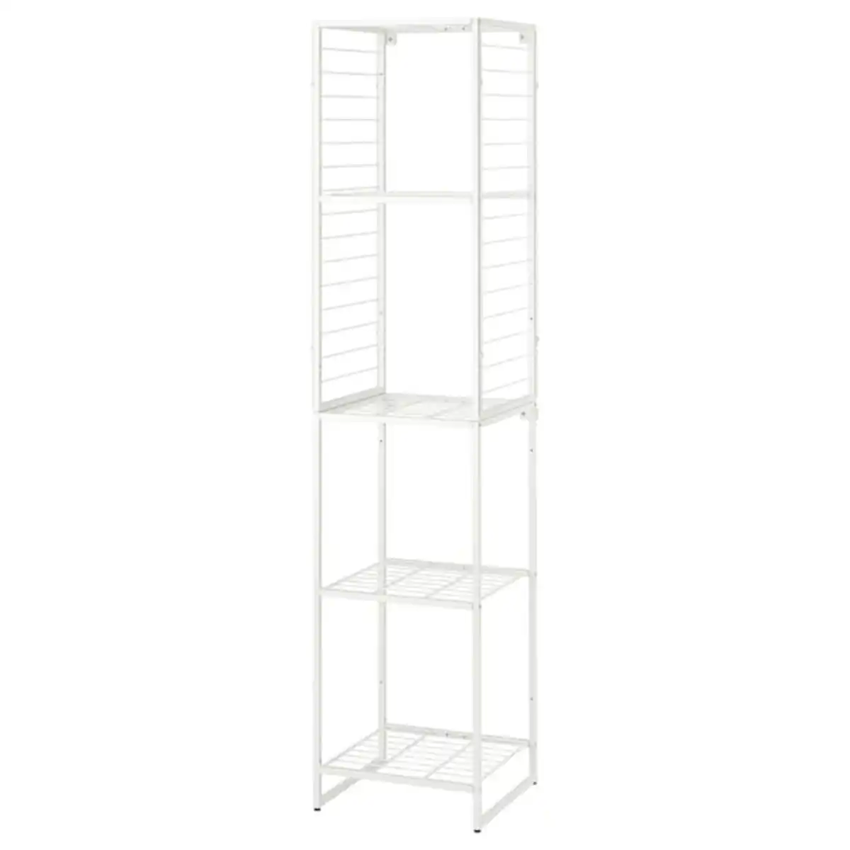 Bild 1 von JOSTEIN Regal mit Gitter, drinnen/draußen/Draht weiß 42x40x180 cm