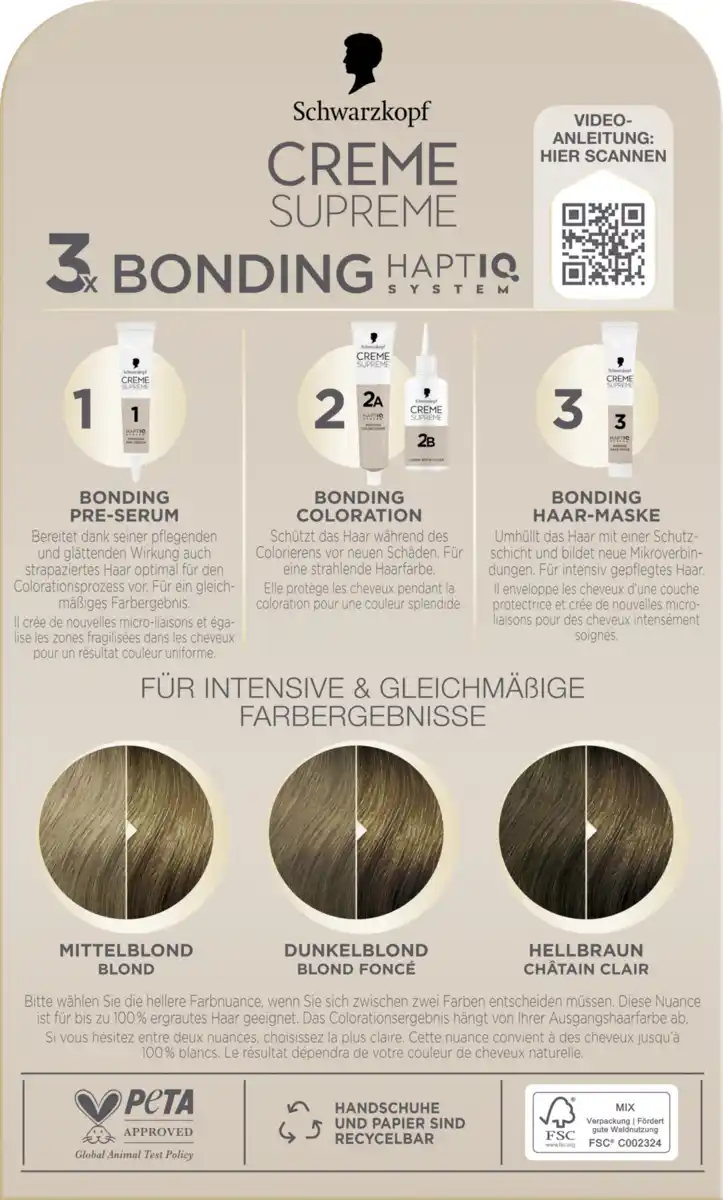 Bild 4 von CREME SUPREME Pflegende Coloration 7-0 Natürliches Dunkelblond