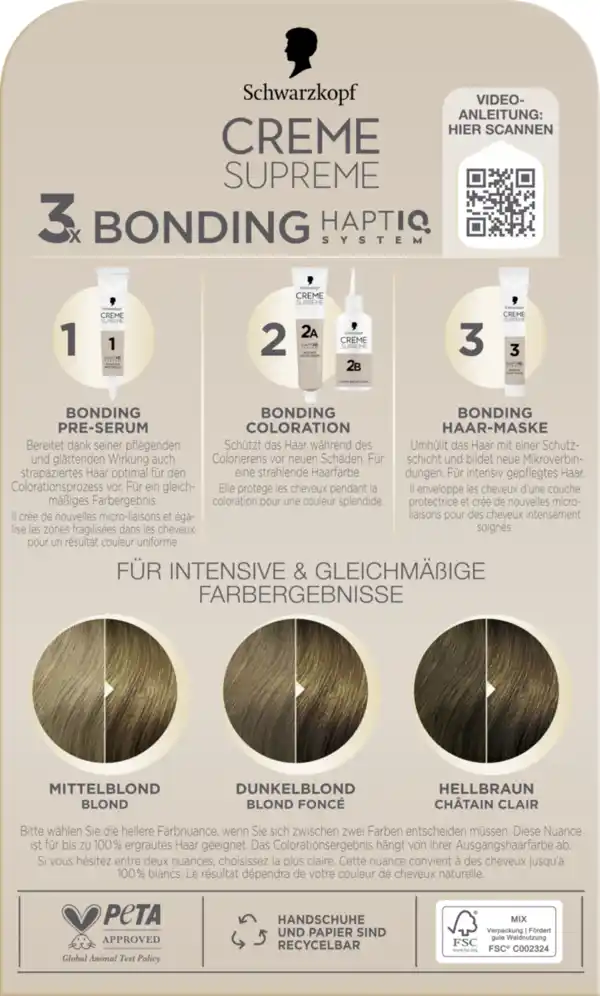 Bild 4 von CREME SUPREME Pflegende Coloration 7-0 Natürliches Dunkelblond