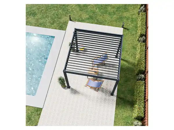 Bild 4 von Pergoline Pavillon »Trumpf«, mit verschließbaren Stahl-Lamellen