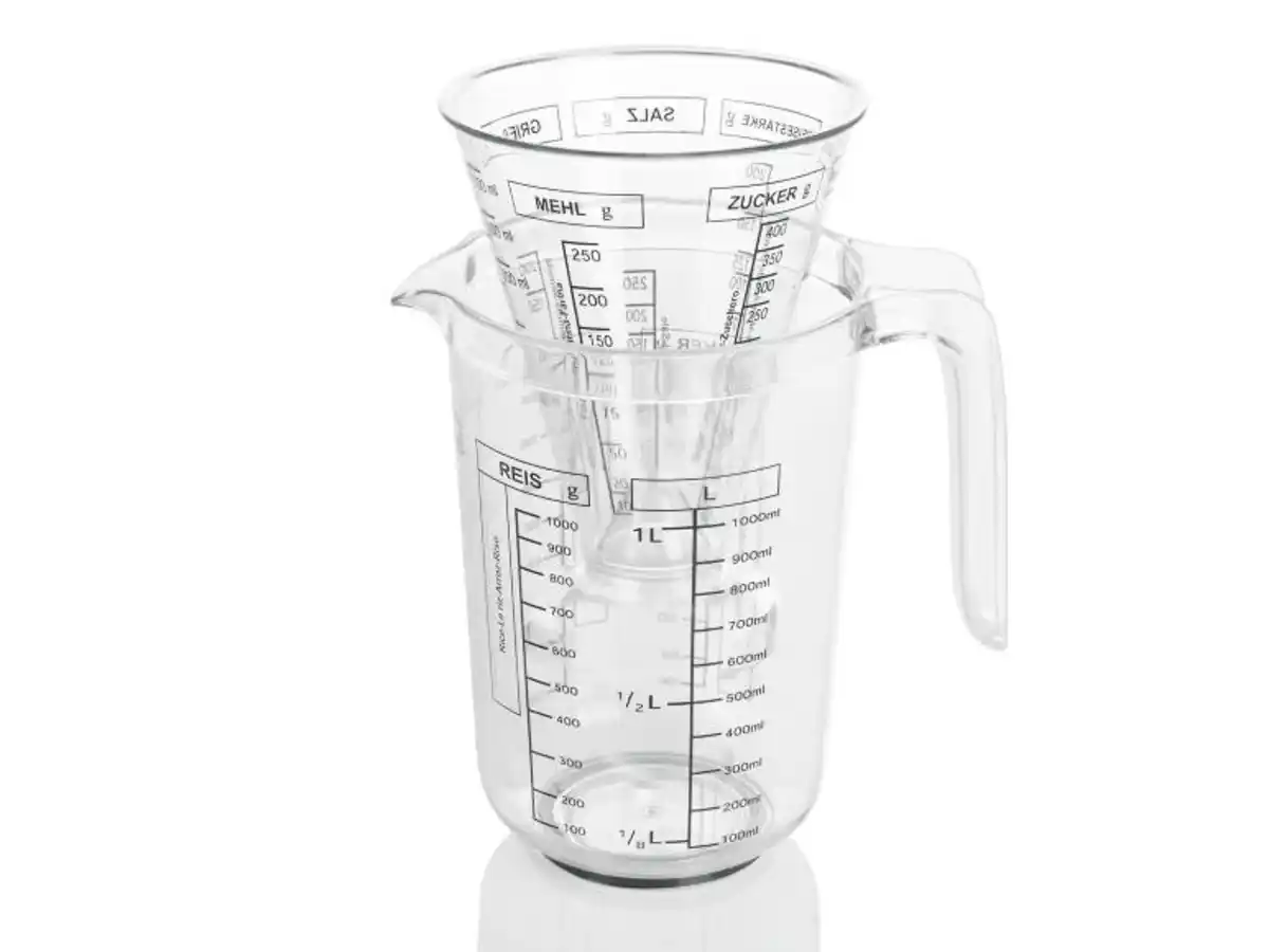 Bild 4 von LIVARNO home Messbecher-Set aus Kunststoff, ca. 1 l und 500 ml