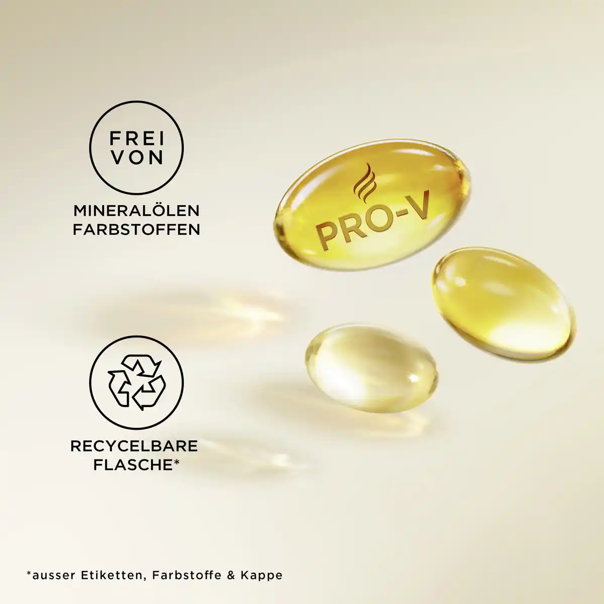 Bild 3 von Pantene Pro-V Haarshampoo 3in1 Glatt & Seidig, 250 ml