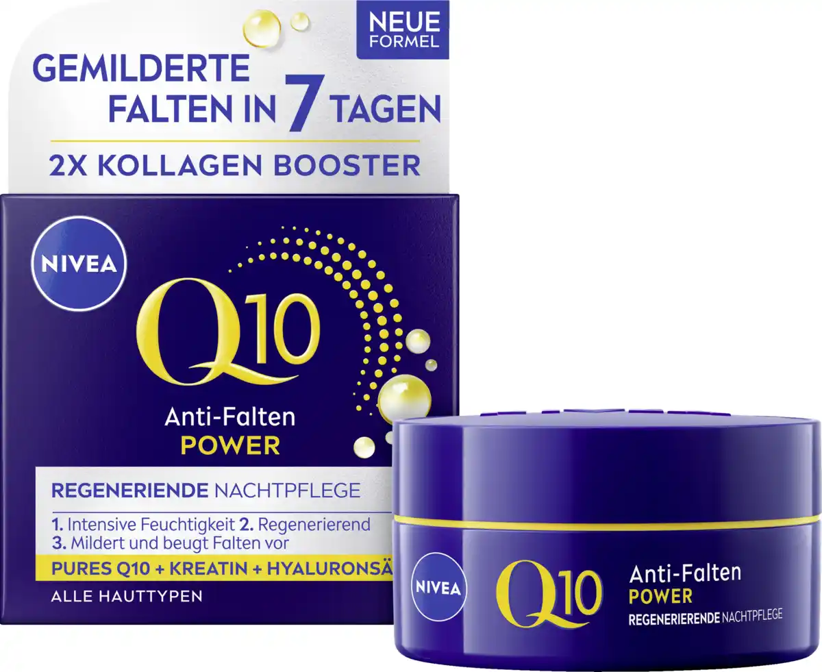Bild 4 von NIVEA Q10 Anti-Falten Power Regenerierende Nachtpflege, 50 ml
