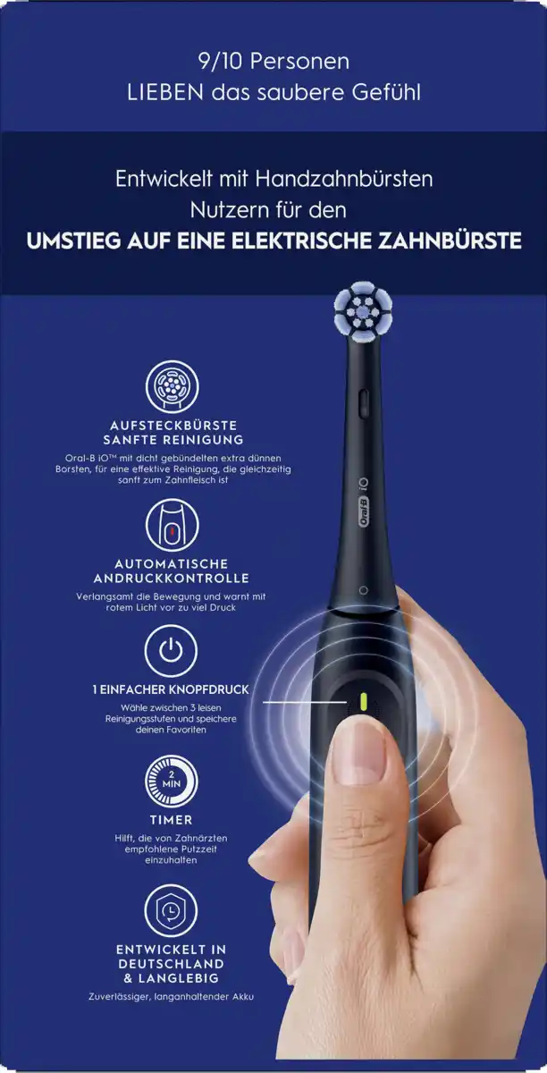 Bild 4 von Oral-B Elektrische Zahnbürste iO Series 2 Night Black