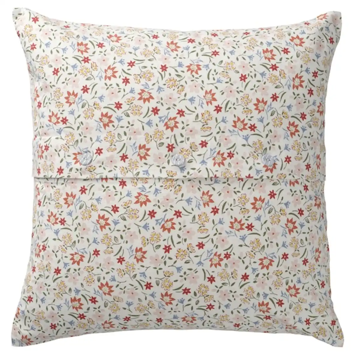 Bild 1 von GULLNATTLJUS Kissenbezug, weiß/Blumenmuster 50x50 cm