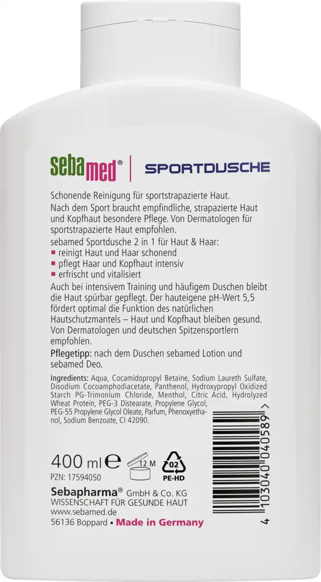 Bild 2 von sebamed Sport Dusche, 400 ml