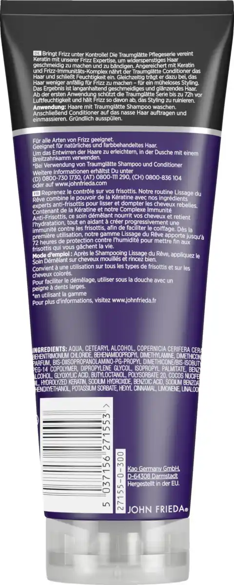 Bild 2 von JOHN FRIEDA FRIZZ ease Traumglätte Conditioner, 250 ml