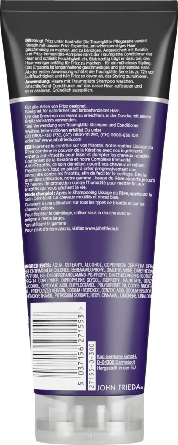 Bild 2 von JOHN FRIEDA FRIZZ ease Traumglätte Conditioner, 250 ml