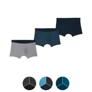 UP2FASHION MEN Herren Retropants, 3er-Packung