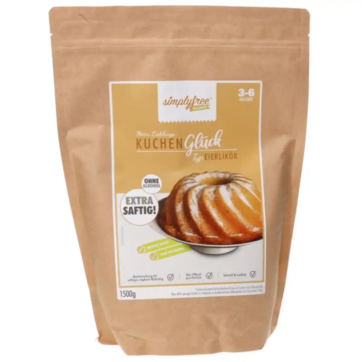 Bild 1 von simplyfree Backmischung Eierlikörkuchen