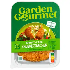 Garden Gourmet Spinat-Käse Knuspertaschen 180g