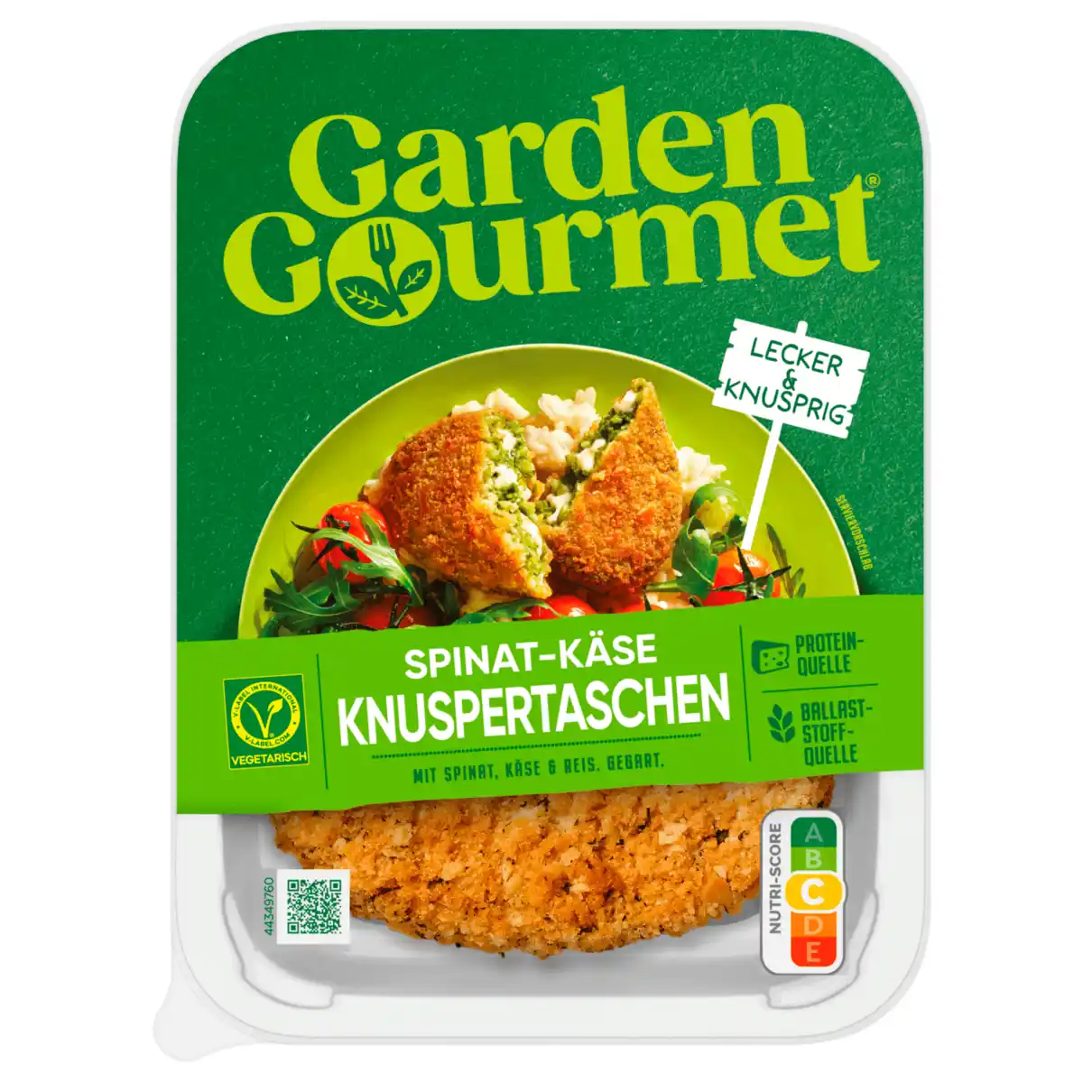 Bild 1 von Garden Gourmet Spinat-Käse Knuspertaschen 180g