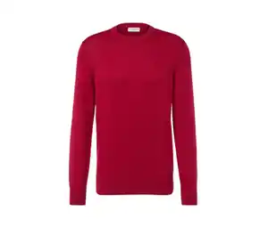 Pullover mit Rundhalsausschnitt, rot