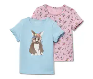 2 Kinder-T-Shirts mit Applikation