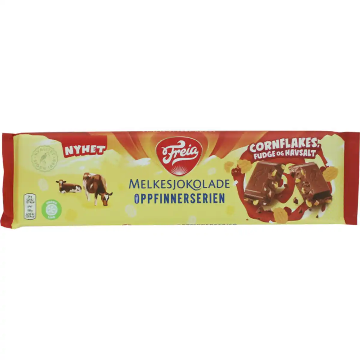 Bild 1 von Freia 3 x Vollmilchschokolade mit Cornflakes, Fudge und Sea Salt