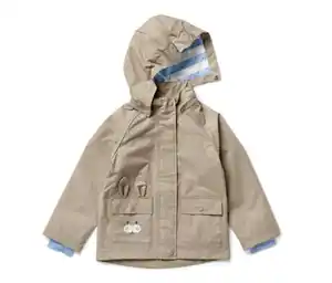 Kinder-Regenjacke, braun