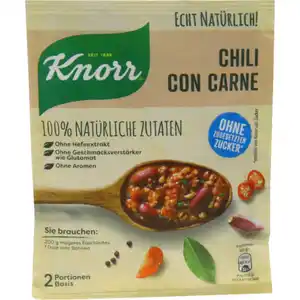 2 x Knorr 100% Natürlich Chili Con Carne