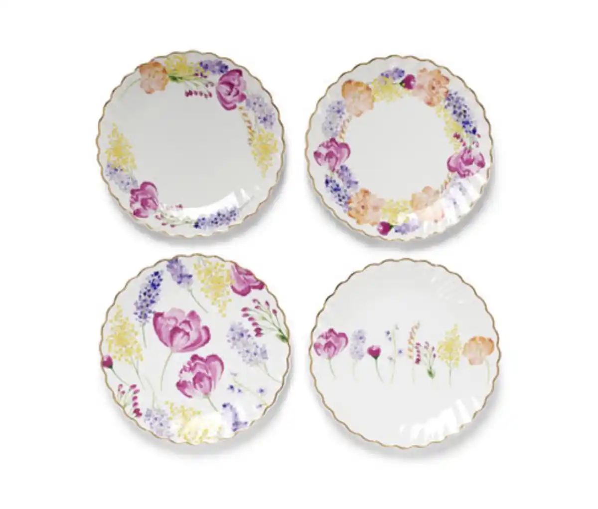 Bild 1 von 4 Dessertteller mit Glanzgolddekor