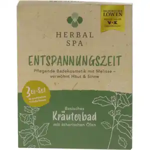 HERBAL SPA 2 x Badekissen Entspannungszeit, 3er-Set