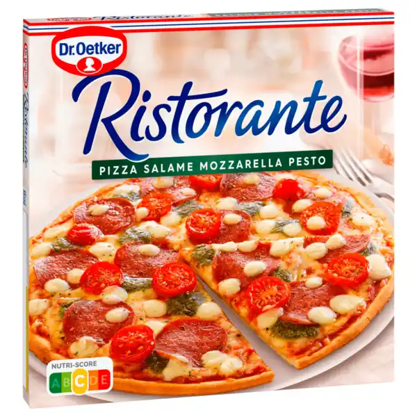 Bild 1 von Dr. Oetker Ristorante Pizza Salame Mozzarella Pesto 360g