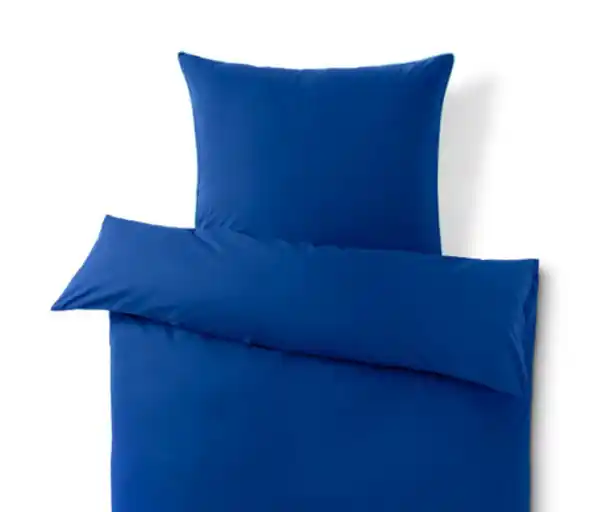 Bild 1 von Renforcé-Bettwäsche, blau, Normalgröße