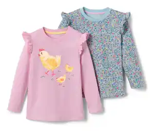 2 Kinder-Langarmshirts