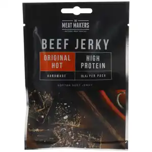 The Meat Makers Beef Jerky Original Hot